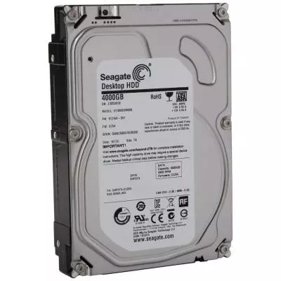 Жесткий диск 3.5" 4TB Seagate (#1F2168-899 / ST4000DM000-WL-FR#)