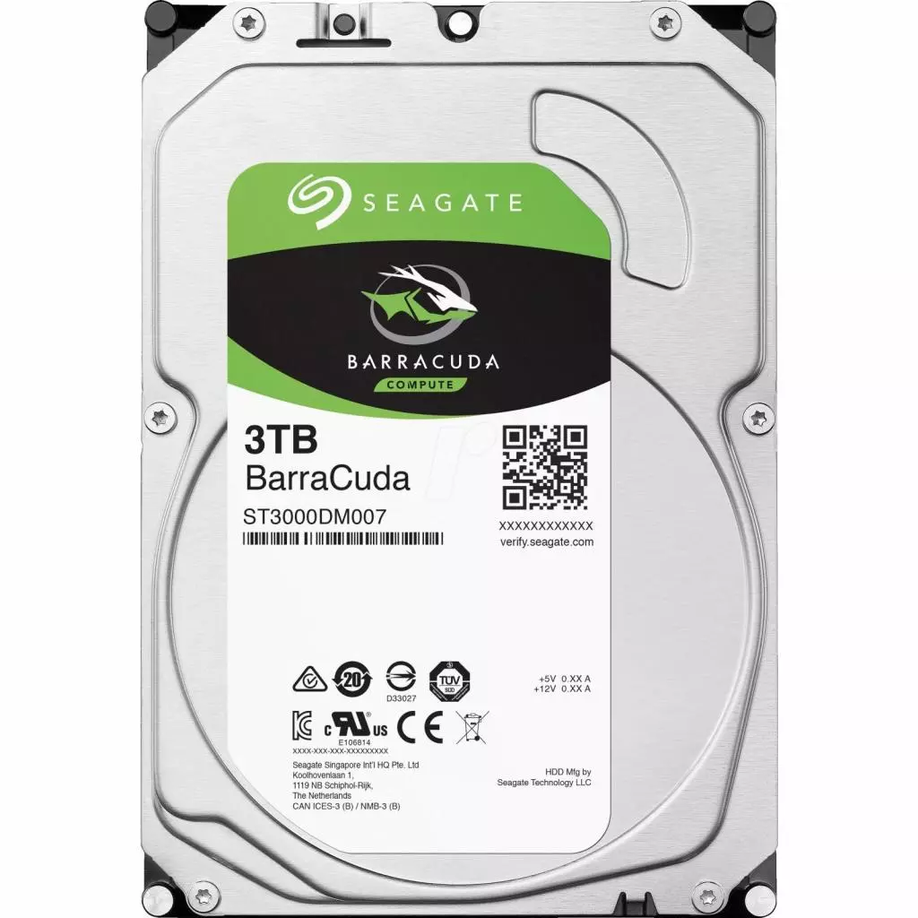Жесткий диск 3.5" 3TB Seagate (# 1WY10G-899 / ST3000DM007-FR-WL#)