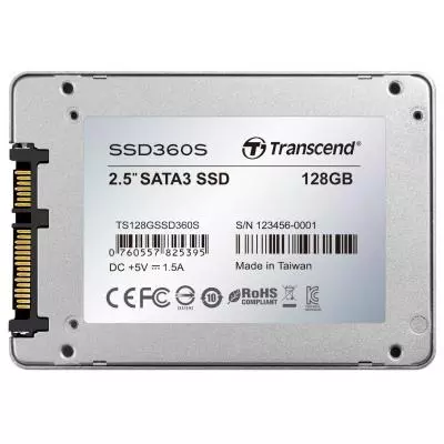 Накопитель SSD 2.5" 128GB Transcend (TS128GSSD360S) - 1 Накопитель SSD 2.5" 128GB Transcend (TS128GSSD360S) - 1