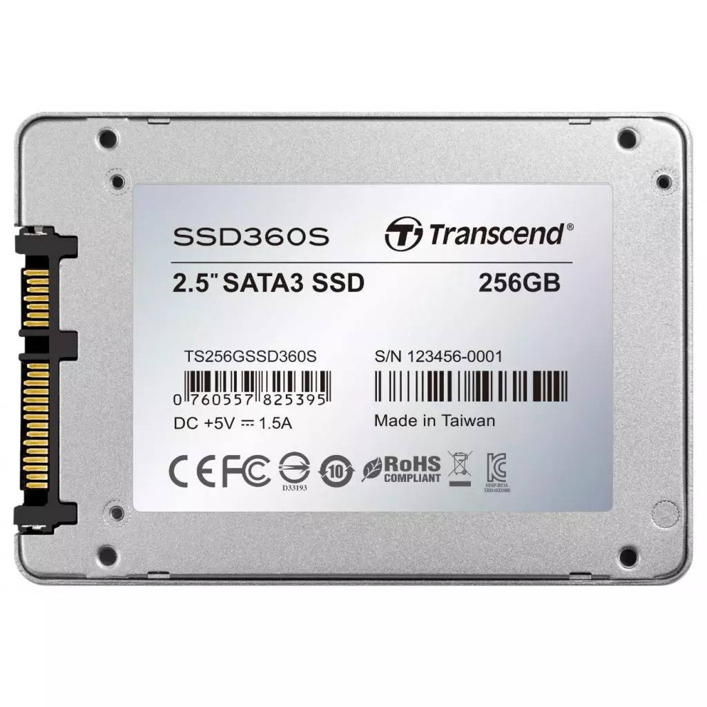 Накопитель SSD 2.5" 256GB Transcend (TS256GSSD360S) - 1 Накопитель SSD 2.5" 256GB Transcend (TS256GSSD360S) - 1