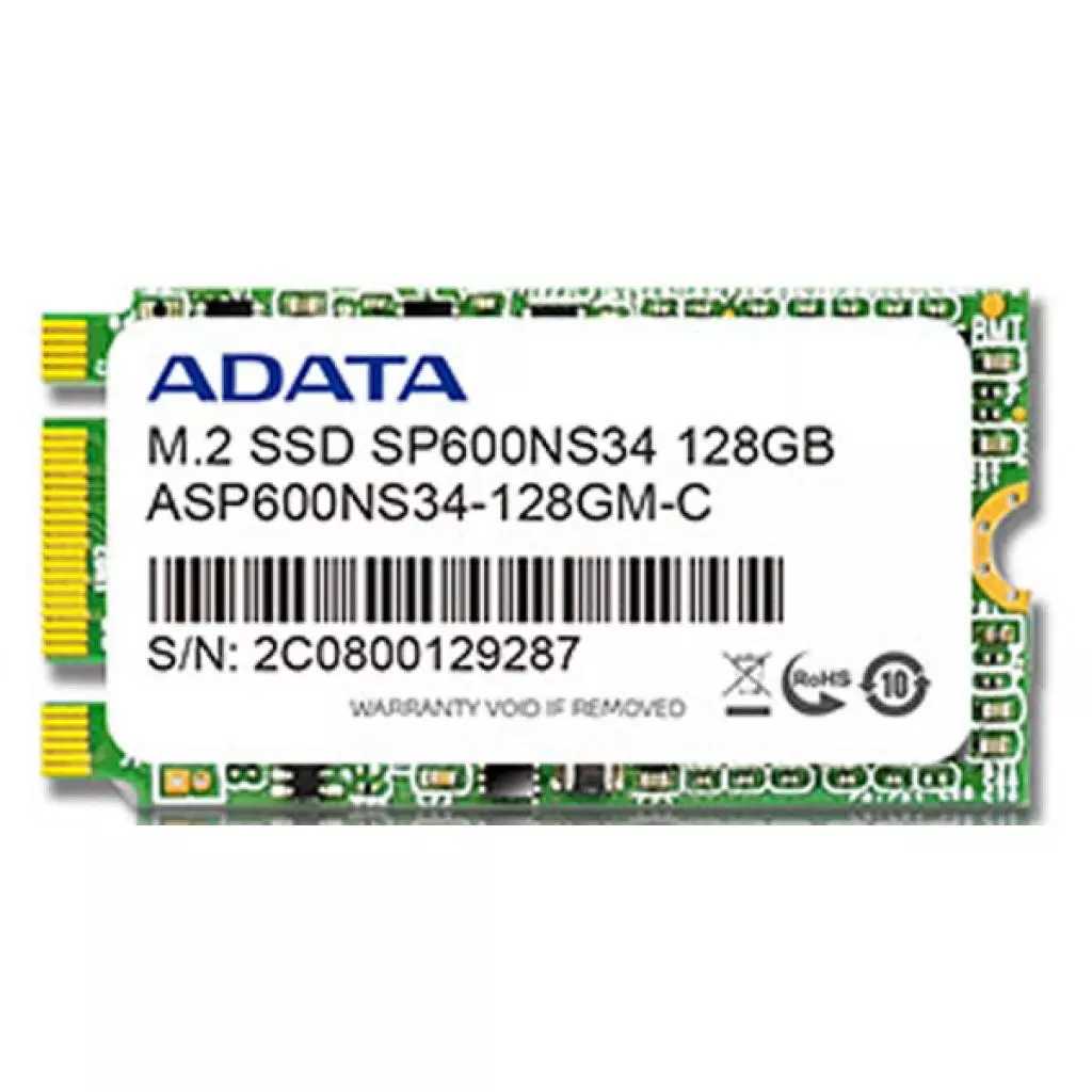 Накопитель SSD M.2 2242 128GB ADATA (ASP600NS34-128GM-C)