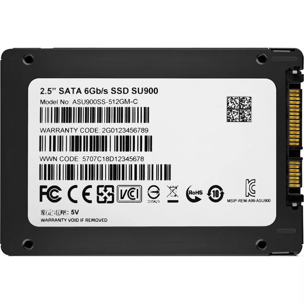 Накопитель SSD 2.5" 512GB ADATA (ASU900SS-512GM-C) - 2 Накопитель SSD 2.5" 512GB ADATA (ASU900SS-512GM-C) - 2