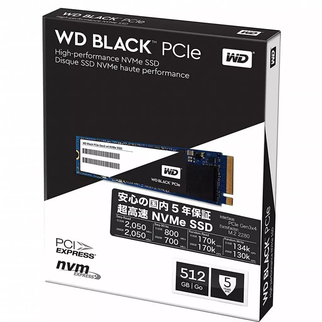 Накопитель SSD M.2 2280 512GB WD (WDS512G1X0C) - 3 Накопитель SSD M.2 2280 512GB WD (WDS512G1X0C) - 3