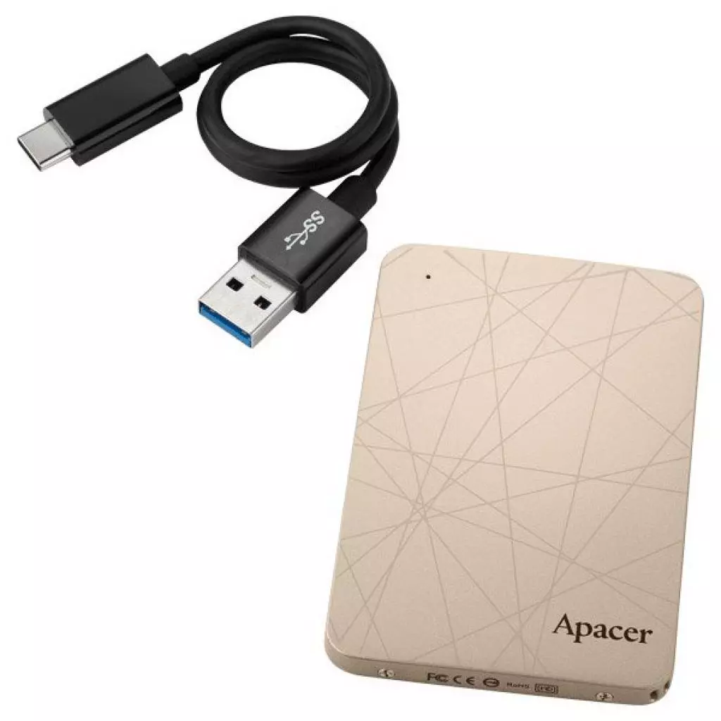 Накопитель SSD USB 3.1 240GB Apacer (AP240GASMINI-1) - 3 Накопитель SSD USB 3.1 240GB Apacer (AP240GASMINI-1) - 3