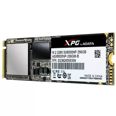 Накопитель SSD M.2 2280 256GB ADATA (ASX8000NPC-256GM-C) - 3