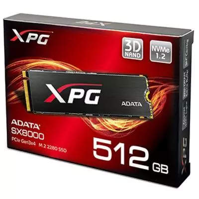 Накопитель SSD M.2 2280 512GB ADATA (ASX8000NPC-512GM-C) - 7