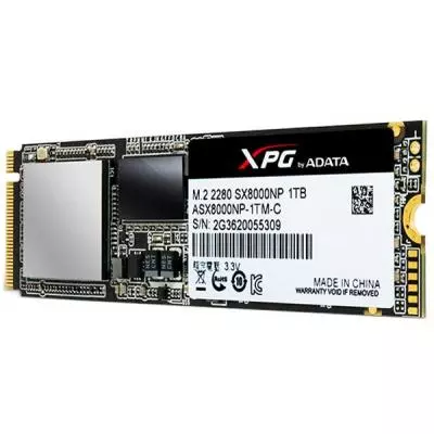 Накопитель SSD M.2 2280 1TB ADATA (ASX8000NPC-1TM-C) - 3
