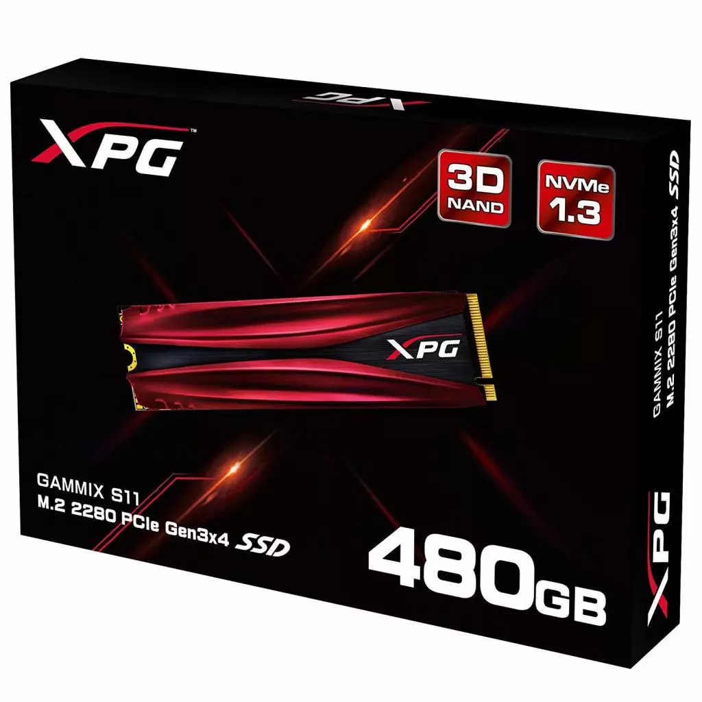 Накопитель SSD M.2 2280 480GB ADATA (AGAMMIXS11-480GT-C) - 2 Накопитель SSD M.2 2280 480GB ADATA (AGAMMIXS11-480GT-C) - 2