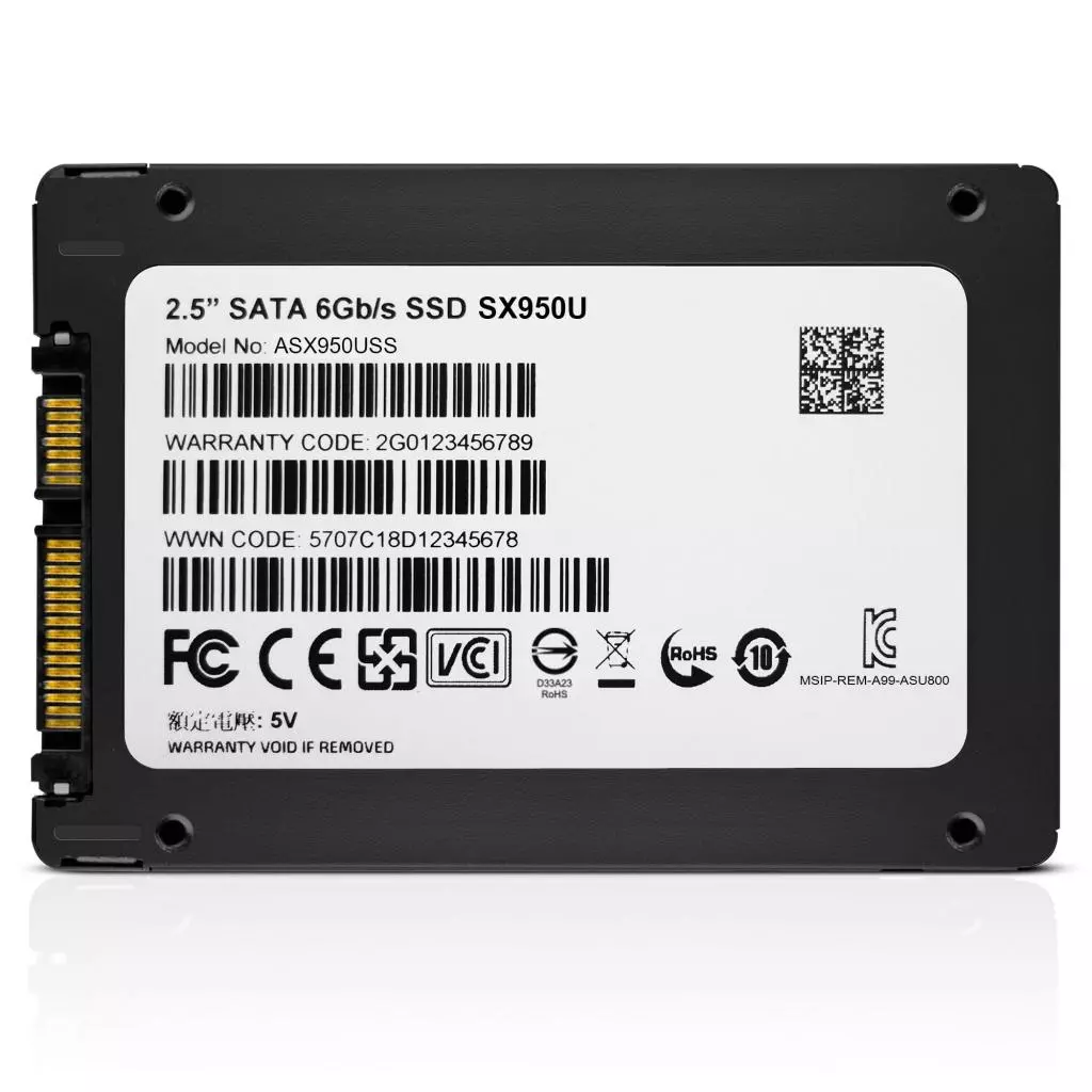 Накопитель SSD 2.5" 120GB ADATA (ASX950USS-120GT-C) - 5 Накопитель SSD 2.5" 120GB ADATA (ASX950USS-120GT-C) - 5