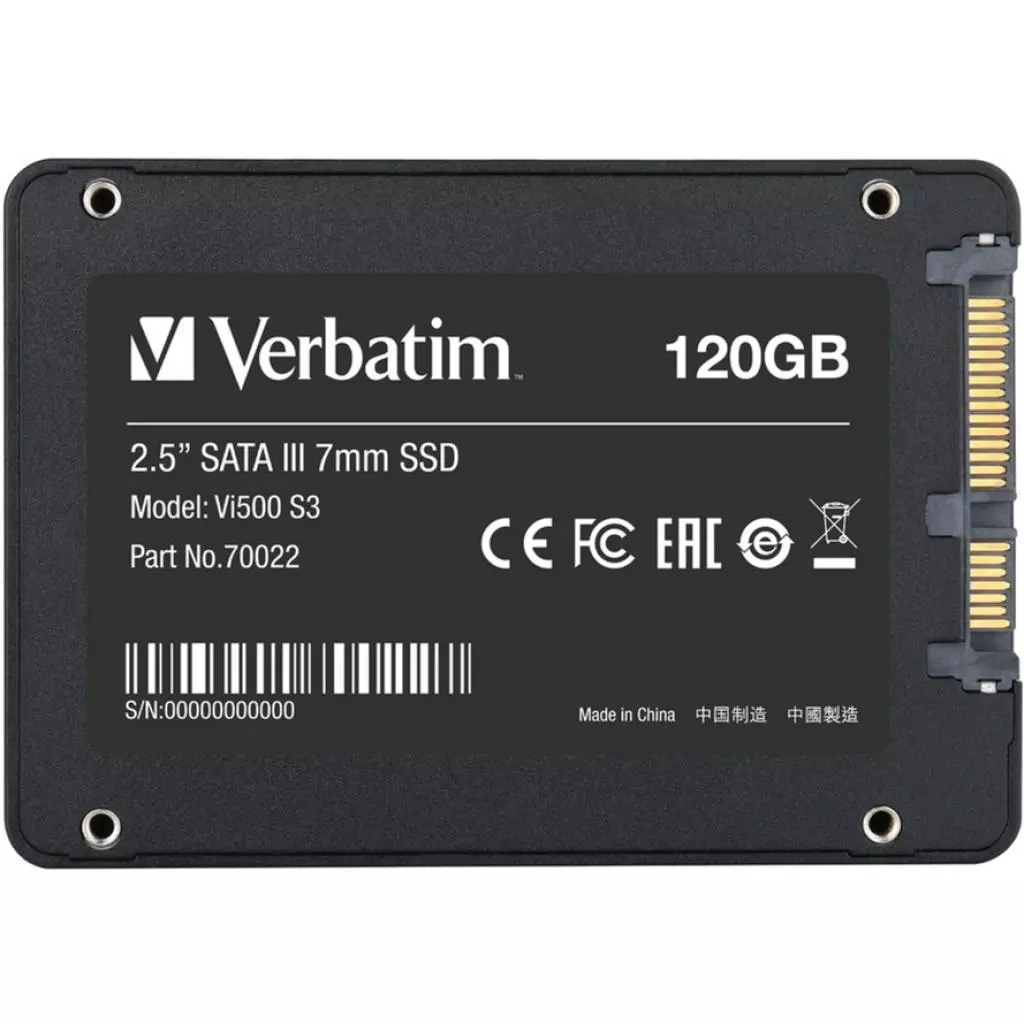Накопитель SSD 2.5" 120GB Verbatim (70022) - 3 Накопитель SSD 2.5" 120GB Verbatim (70022) - 3