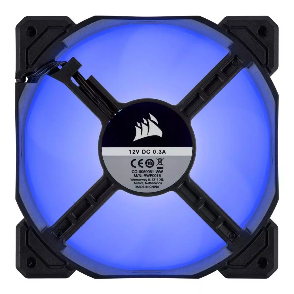 Кулер для корпуса Corsair AF120 LED (2018) Blue (CO-9050081-WW) - 3 Кулер для корпуса Corsair AF120 LED (2018) Blue (CO-9050081-WW) - 3