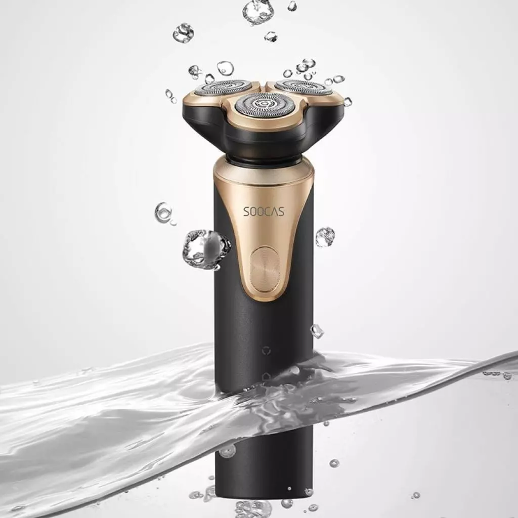 Электробритва Xiaomi SOOCAS Electric Shaver S3 Black/Gold - 3 Электробритва Xiaomi SOOCAS Electric Shaver S3 Black/Gold - 3