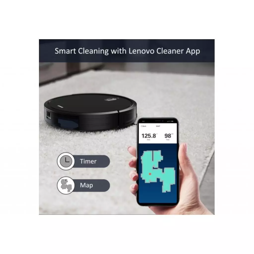 Пылесос Lenovo Robot Vacuum Cleaner E1 - 9 Пылесос Lenovo Robot Vacuum Cleaner E1 - 9