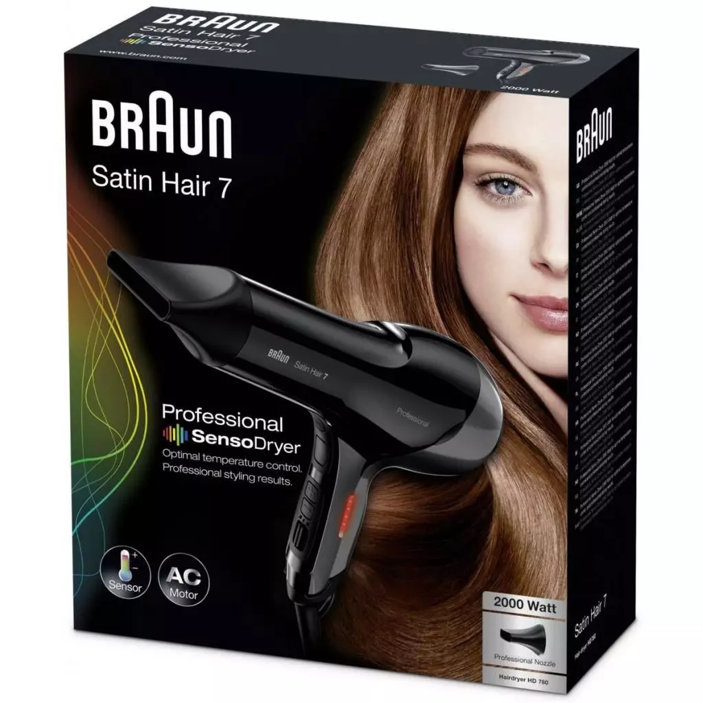 Фен Braun Satin Hair 7 HD780 (SatinHair7HD780) - 4 Фен Braun Satin Hair 7 HD780 (SatinHair7HD780) - 4
