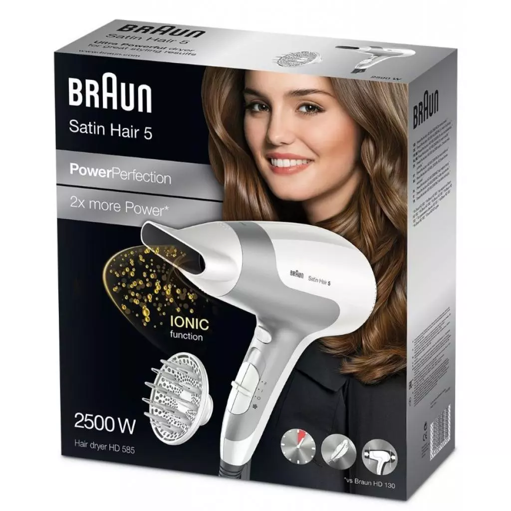 Фен Braun Satin Hair 5 HD585 (SatinHair5HD585) - 3