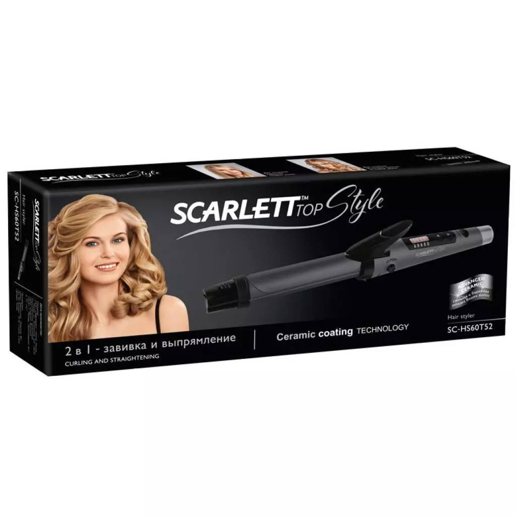 Плойка Scarlett SC HS 60T52 (SC-HS60T52) - 2 Плойка Scarlett SC HS 60T52 (SC-HS60T52) - 2