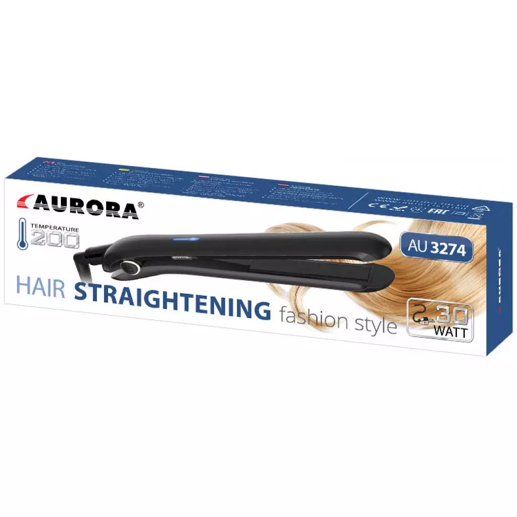 Выпрямитель для волос Aurora AU 3274 (AU3274) - 1 Выпрямитель для волос Aurora AU 3274 (AU3274) - 1