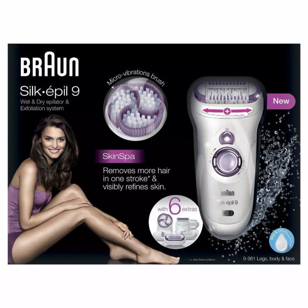 Эпилятор Braun SE 9961 (SE9961) - 3 Эпилятор Braun SE 9961 (SE9961) - 3
