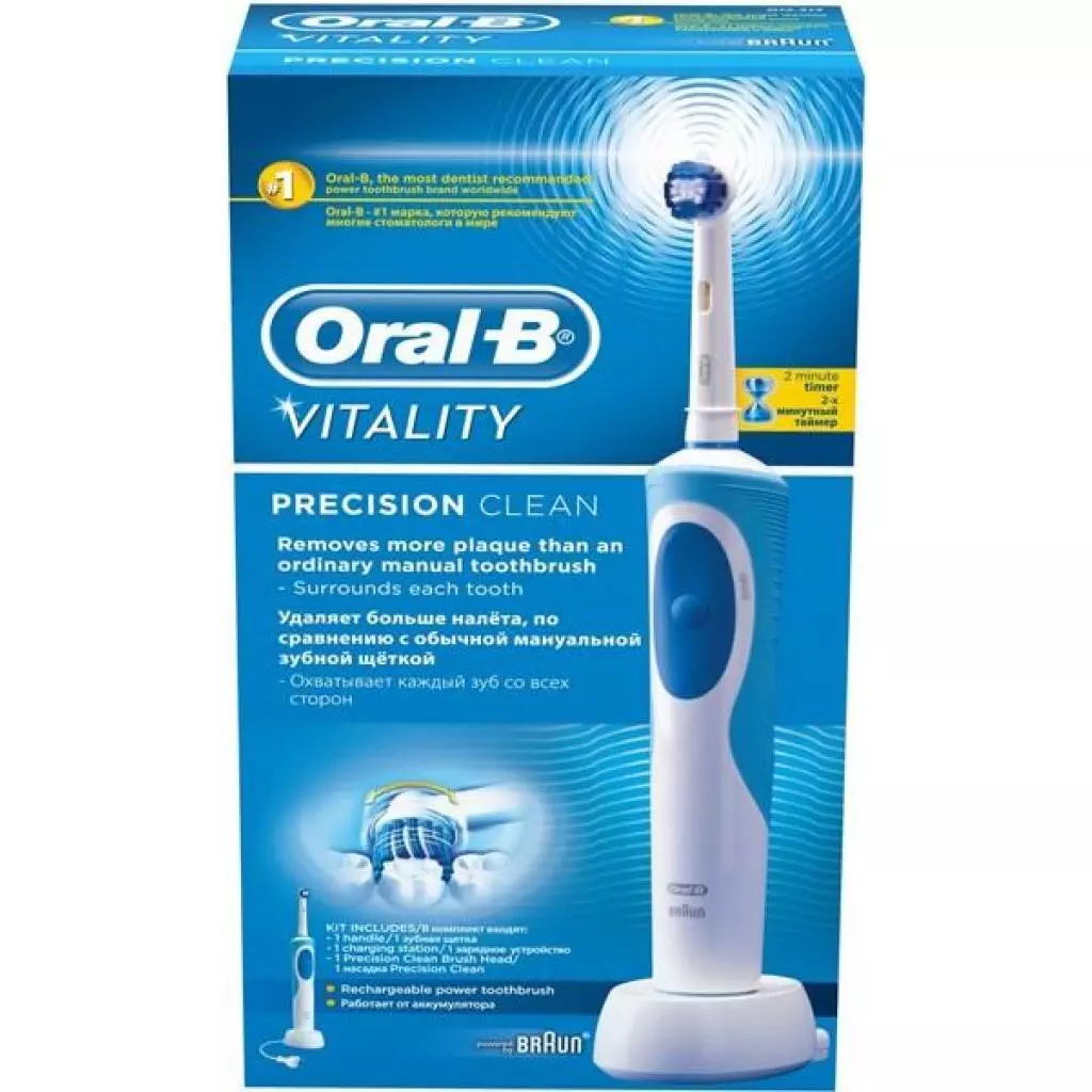 Электрическая зубная щетка Oral-B Precision Clean (D12.013/D12.513S) - 2 Электрическая зубная щетка Oral-B Precision Clean (D12.013/D12.513S) - 2