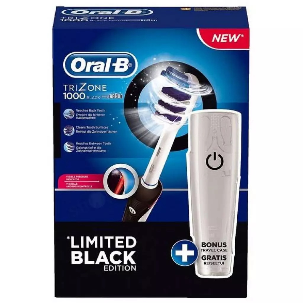 Электрическая зубная щетка Oral-B 1000 D 20 Black (1000D20Black) - 2