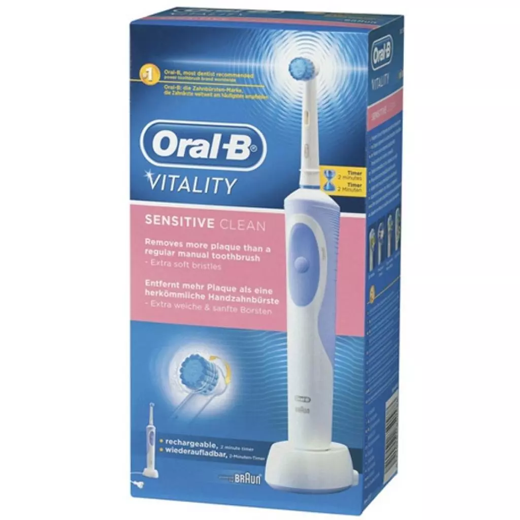 Электрическая зубная щетка Oral-B Vitality Sensitive Clean (D 12.513) - 1 Электрическая зубная щетка Oral-B Vitality Sensitive Clean (D 12.513) - 1