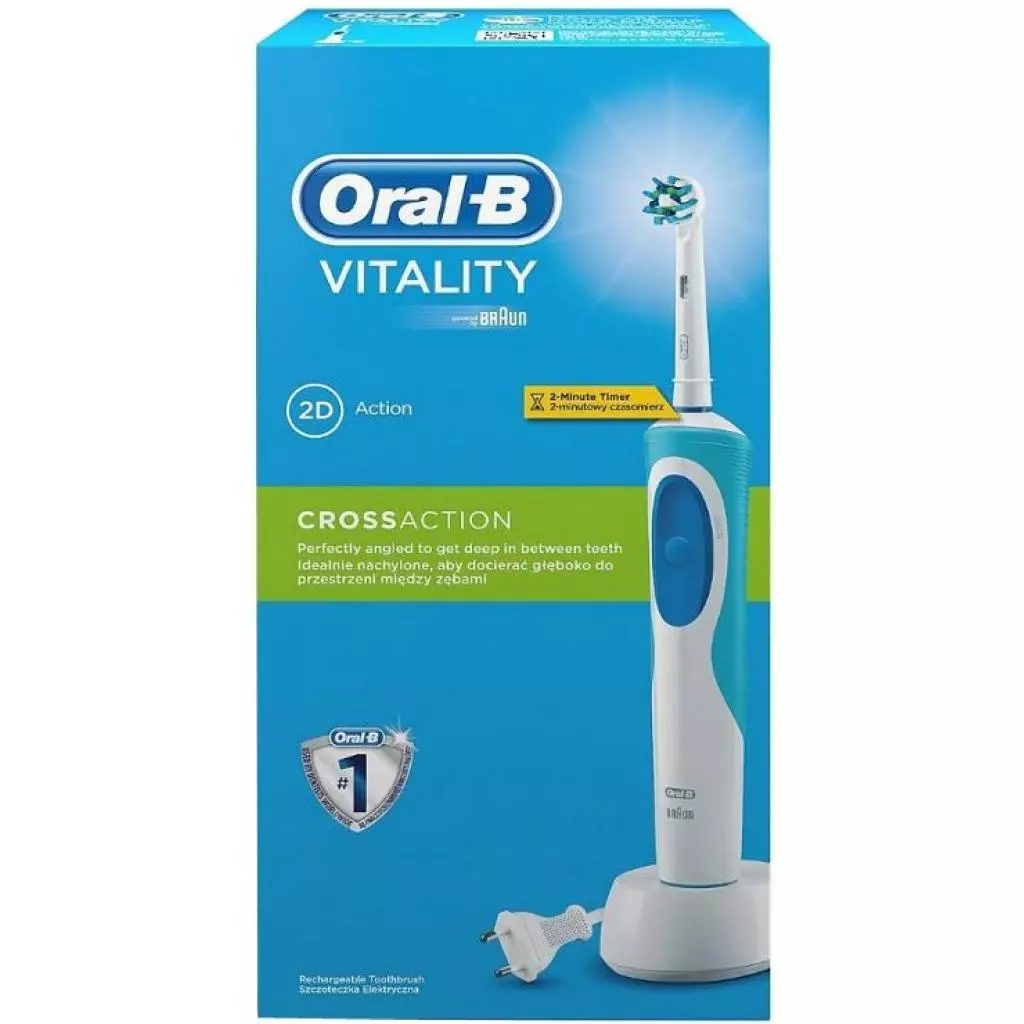 Электрическая зубная щетка Oral-B Vitality CrossAction (D12.513) - 2 Электрическая зубная щетка Oral-B Vitality CrossAction (D12.513) - 2