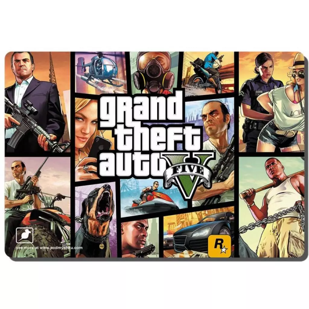 Коврик для мышки Pod Mishkou GAME GTA 5-М