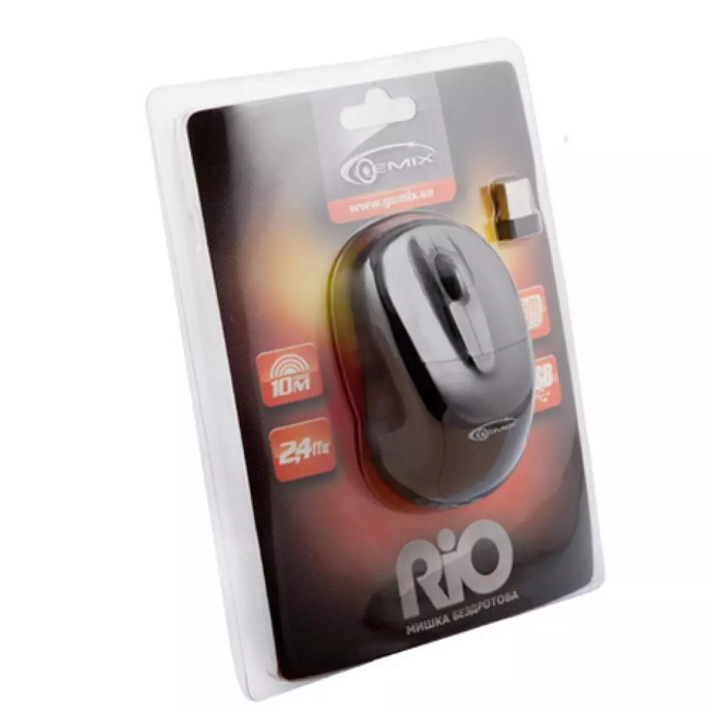 Мышка Gemix Rio black - 4 Мышка Gemix Rio black - 4