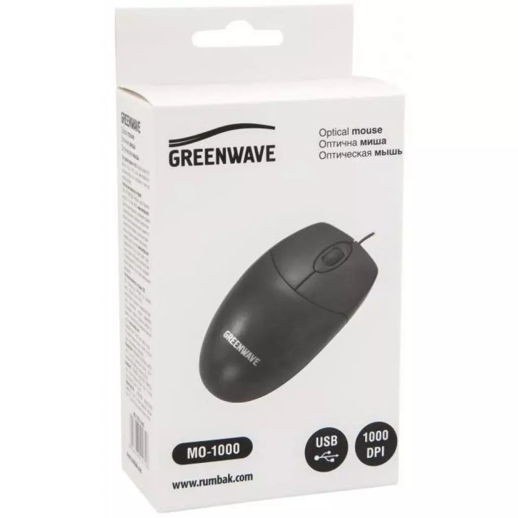 Мышка Greenwave MO-1000 black (R0015163) - 2 Мышка Greenwave MO-1000 black (R0015163) - 2