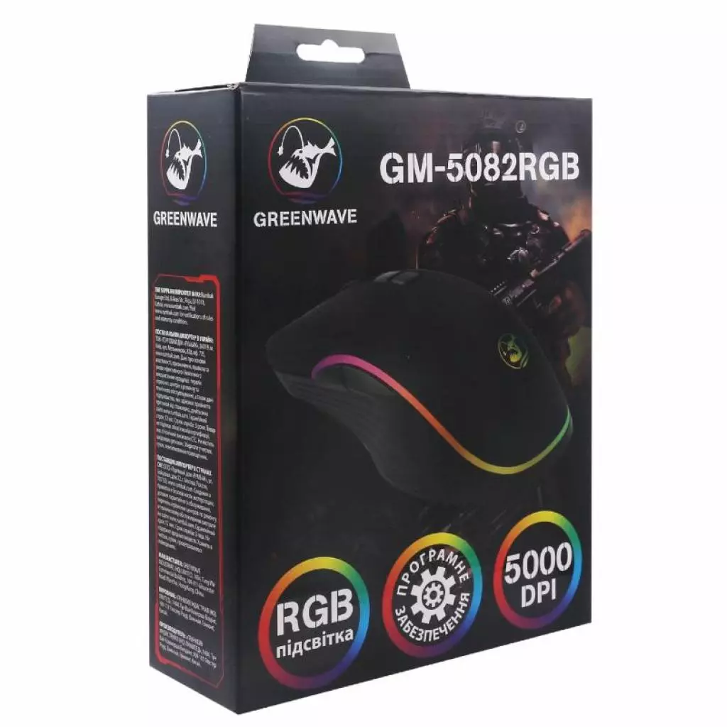 Мышка Greenwave GM-5082RGB Black (R0015327) - 3 Мышка Greenwave GM-5082RGB Black (R0015327) - 3