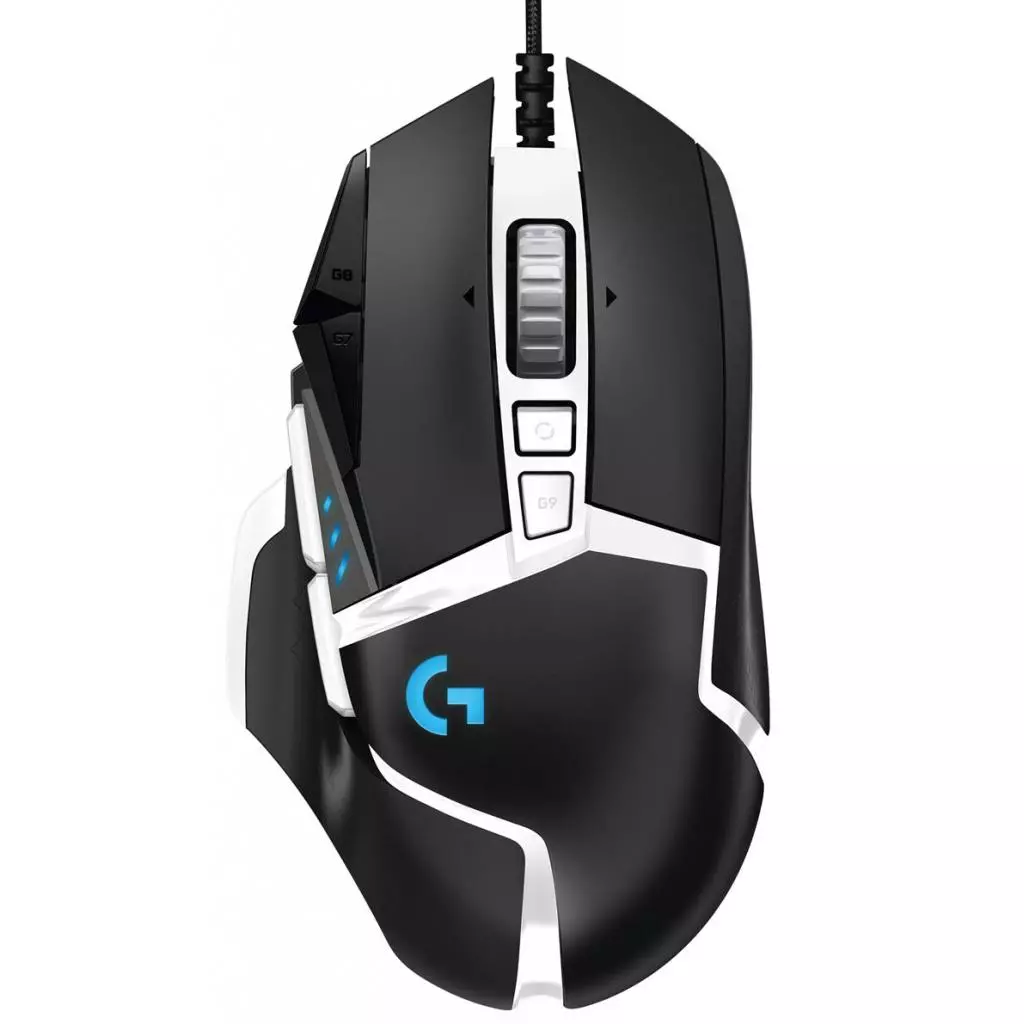 Мышка Logitech G502 SE Hero Black/White (910-005729)