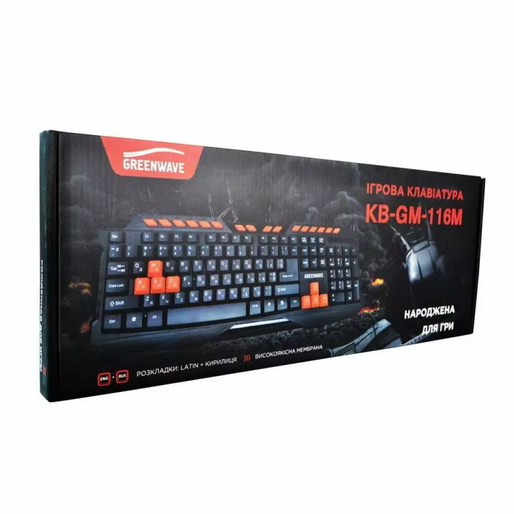 Клавиатура Greenwave KB-GM-116M Black (R0015184) - 2
