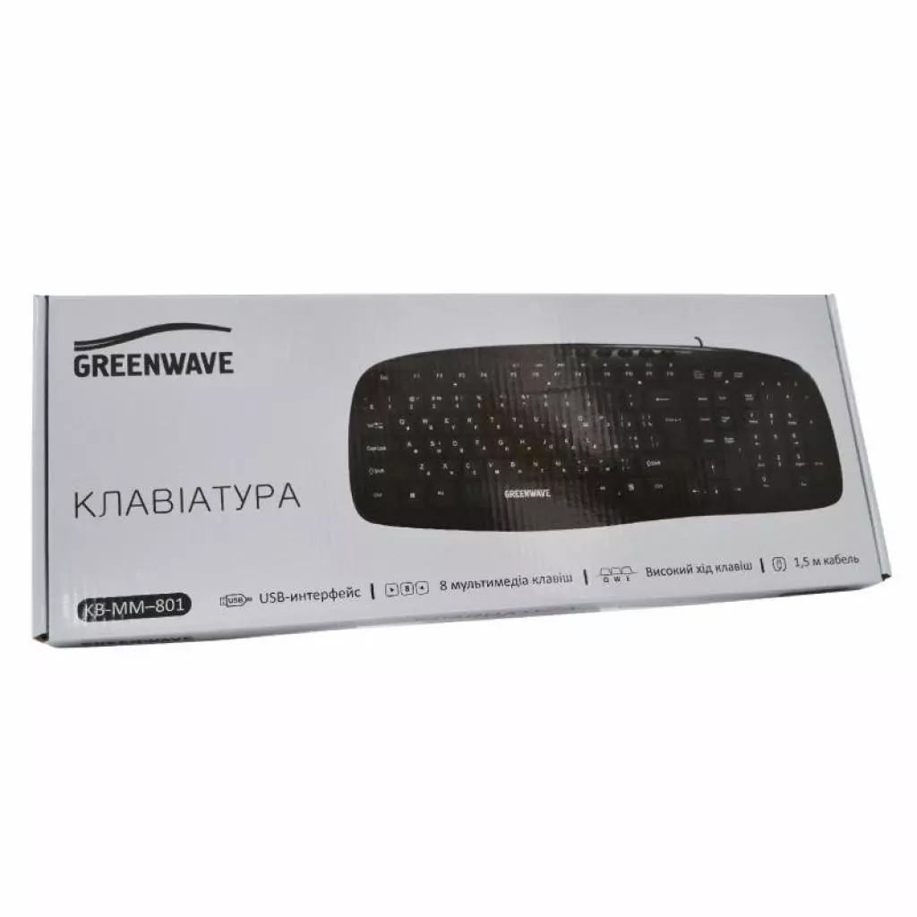 Клавиатура Greenwave KB-MM-801 black (R0015248) - 5 Клавиатура Greenwave KB-MM-801 black (R0015248) - 5