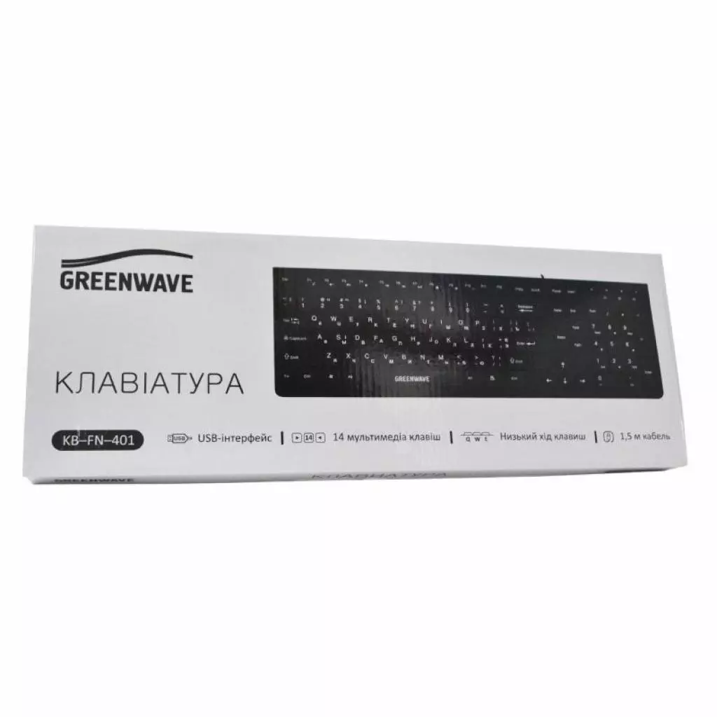 Клавиатура Greenwave KB-FN-401 black (R0015249) - 6 Клавиатура Greenwave KB-FN-401 black (R0015249) - 6