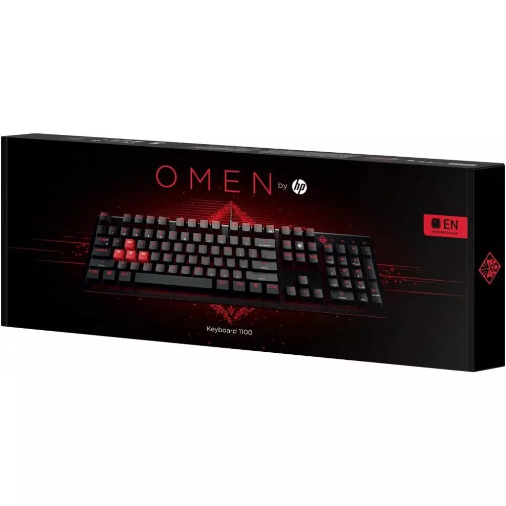 Клавиатура HP Omen 1100 Black (1MY13AA) - 8 Клавиатура HP Omen 1100 Black (1MY13AA) - 8