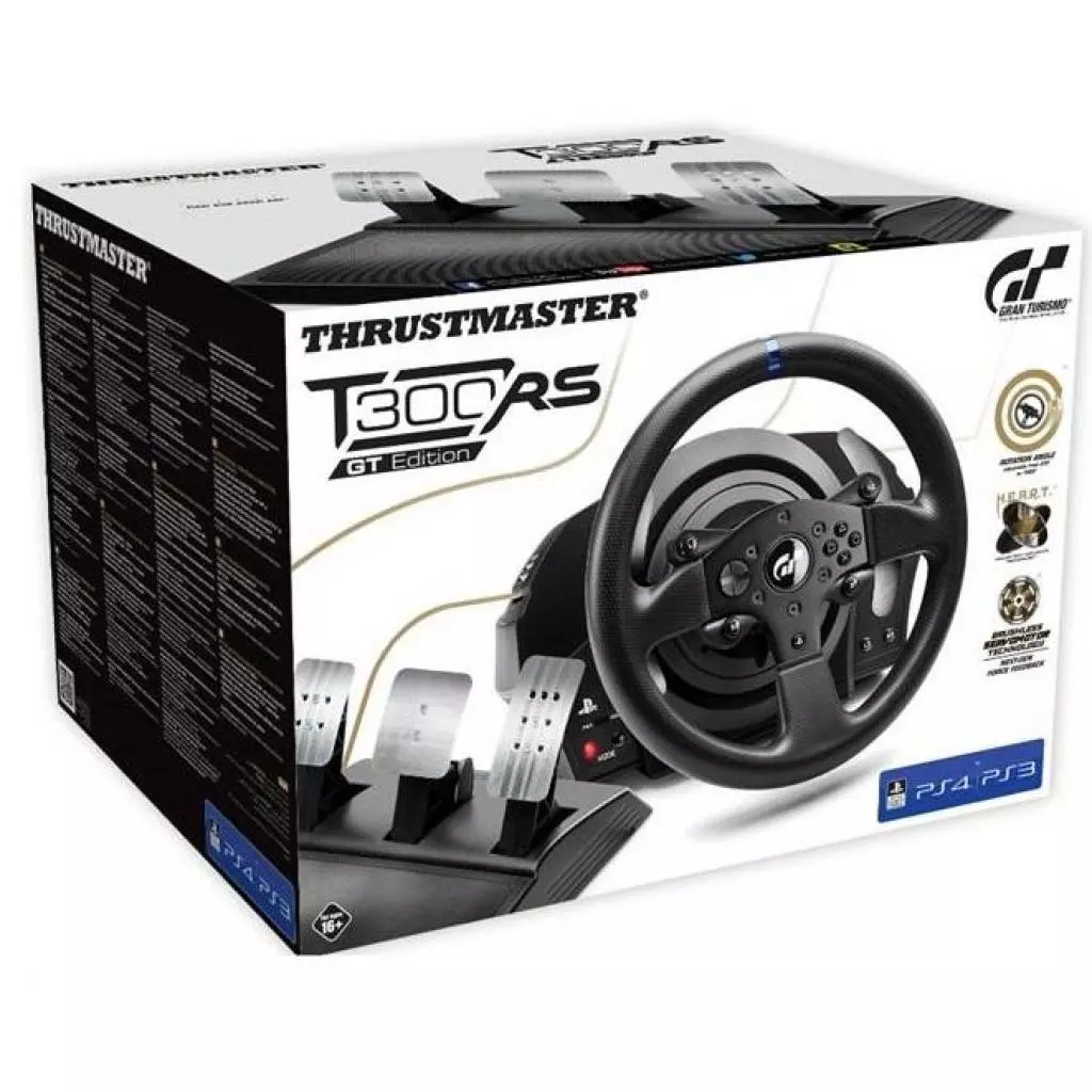 Руль ThrustMaster PC/PS4/PS3 Thrustmaster T300 RS GT Edition Official Sony l (4160681) - 3 Руль ThrustMaster PC/PS4/PS3 Thrustmaster T300 RS GT Edition Official Sony l (4160681) - 3