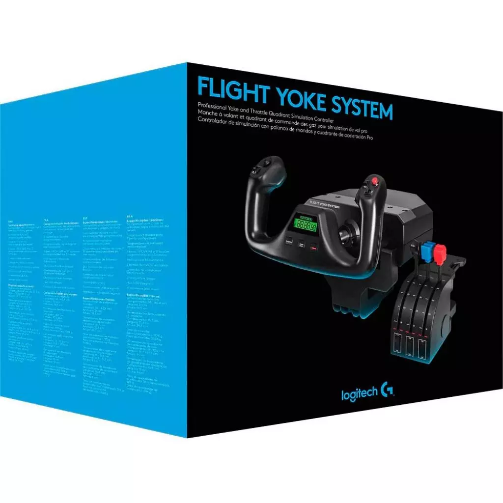 Руль Logitech G Saitek PRO Flight Yoke System (945-000004) - 1 Руль Logitech G Saitek PRO Flight Yoke System (945-000004) - 1