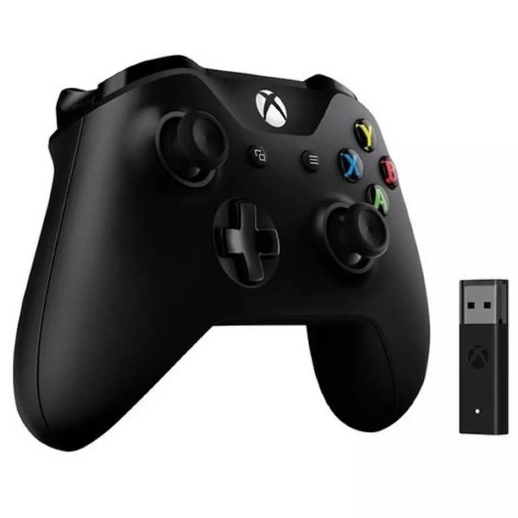 Геймпад Microsoft Xbox One Controller + Wireless Adapter for Windows 10 (4N7-00003) - 1 Геймпад Microsoft Xbox One Controller + Wireless Adapter for Windows 10 (4N7-00003) - 1