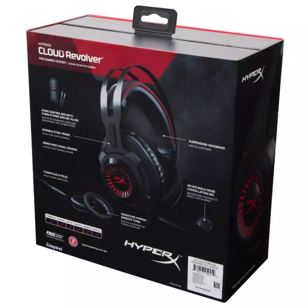 Наушники HyperX Cloud Revolver (HX-HSCR-BK/EE) - 3 Наушники HyperX Cloud Revolver (HX-HSCR-BK/EE) - 3