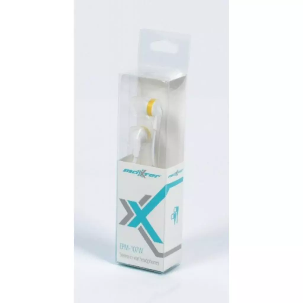 Наушники Maxxter EPM-107 White (EPM-107W) - 1 Наушники Maxxter EPM-107 White (EPM-107W) - 1