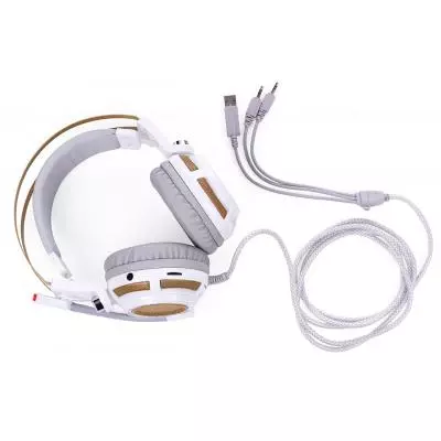 Наушники Vinga WereWolf White Gaming (WereWolf White) - 4 Наушники Vinga WereWolf White Gaming (WereWolf White) - 4