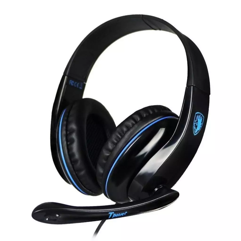 Наушники SADES Tpower Black/Blue (SA701-B-BL) - 3