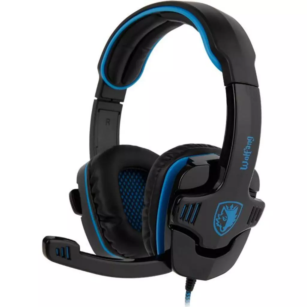 Наушники SADES Wolfang Black/Blue (SA901-B-BL) - 1 Наушники SADES Wolfang Black/Blue (SA901-B-BL) - 1