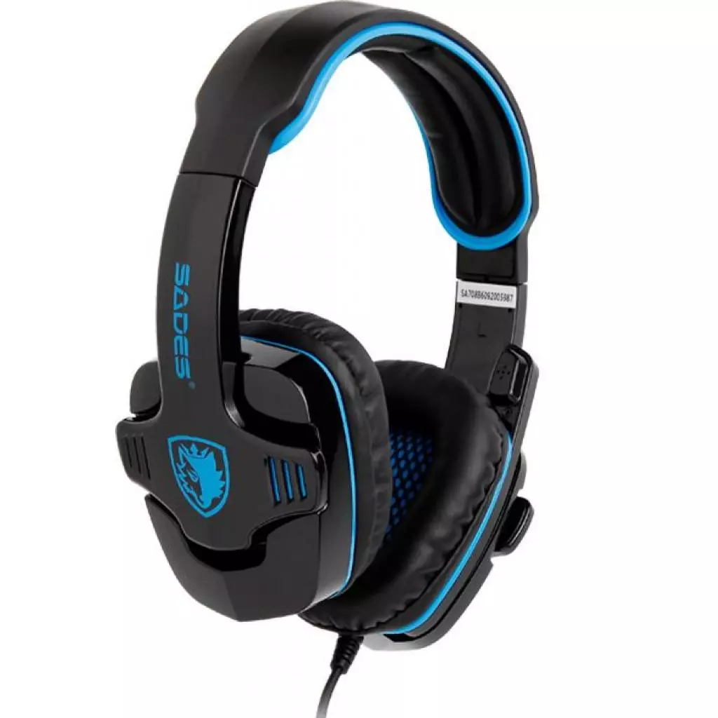 Наушники SADES Wolfang Black/Blue (SA901-B-BL) - 4 Наушники SADES Wolfang Black/Blue (SA901-B-BL) - 4