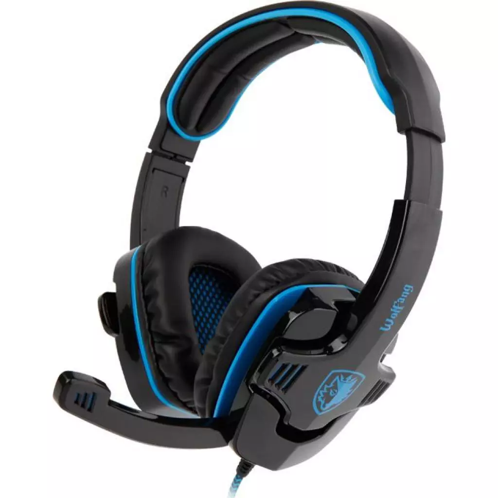 Наушники SADES Wolfang Black/Blue (SA901-B-BL) - 5 Наушники SADES Wolfang Black/Blue (SA901-B-BL) - 5