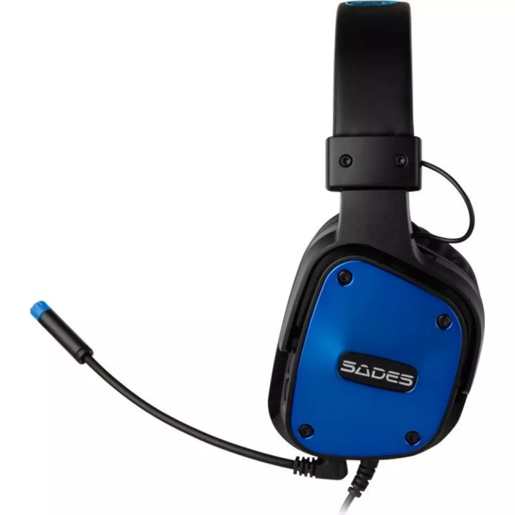 Наушники SADES Dpower Black/Blue (SA722-B-BL) - 2 Наушники SADES Dpower Black/Blue (SA722-B-BL) - 2