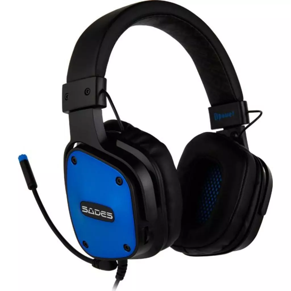Наушники SADES Dpower Black/Blue (SA722-B-BL) - 4 Наушники SADES Dpower Black/Blue (SA722-B-BL) - 4