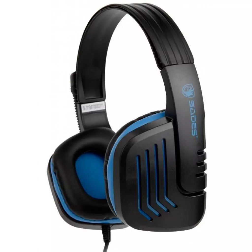 Наушники SADES Chopper Black/Blue (SA711-B-BL) - 6 Наушники SADES Chopper Black/Blue (SA711-B-BL) - 6