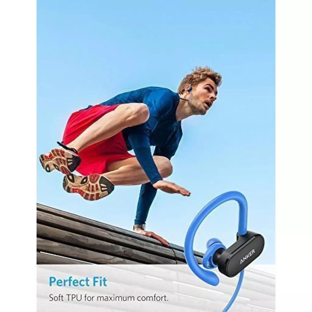 Наушники Anker SoundBuds Curve Black-Blue (A3263HJ1) - 1 Наушники Anker SoundBuds Curve Black-Blue (A3263HJ1) - 1