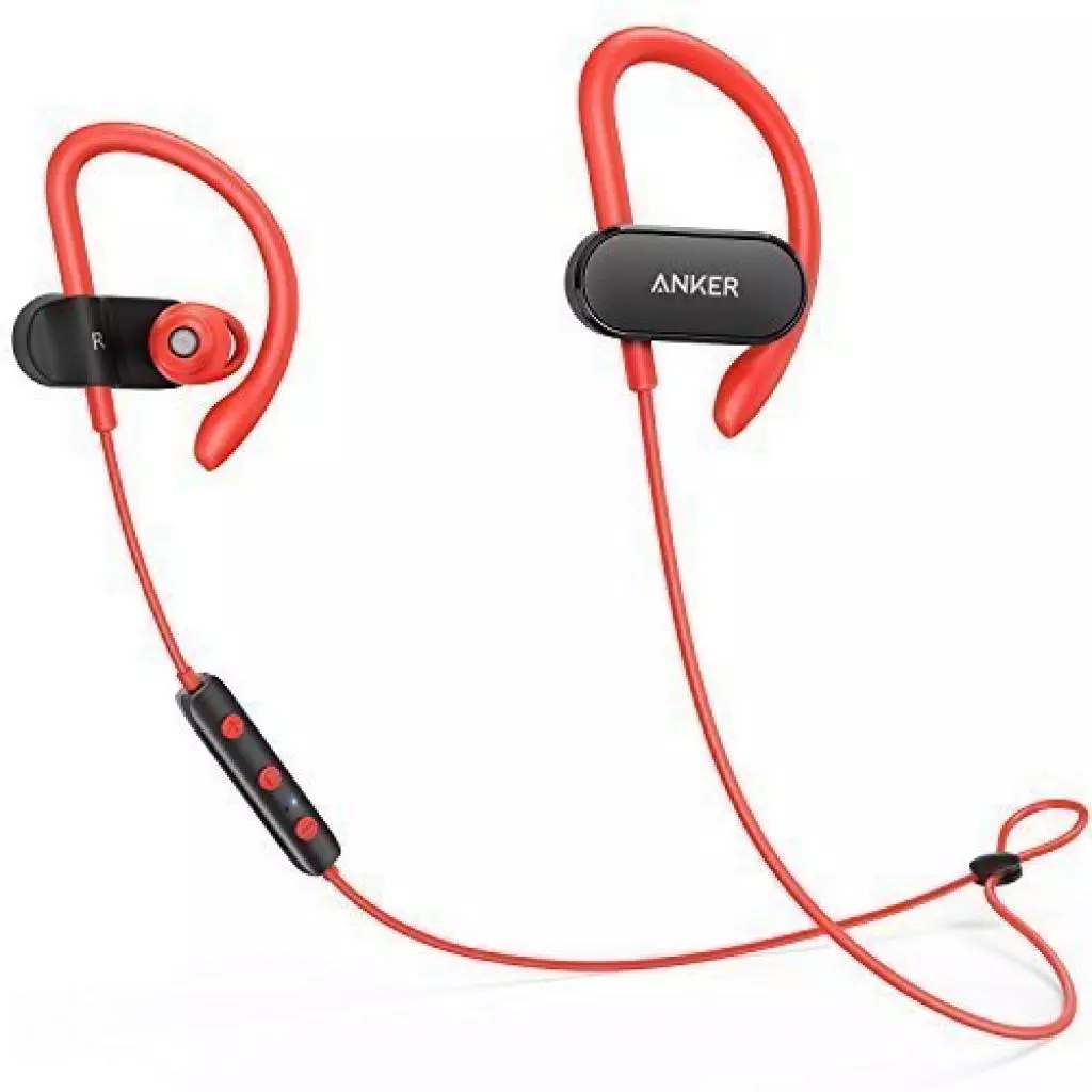 Наушники Anker SoundBuds Curve Black-Red (A3263HL1)